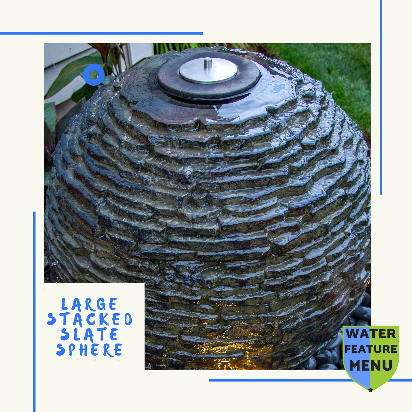 Stacked Slate Spheres