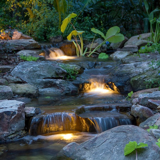 Night time illumination (3 Uplights)