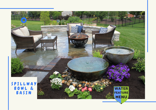 Spillway Bowl and Basin - Water Feature Menu